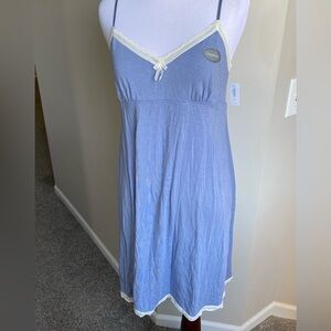 GapBody Periwinkle Slip Dress Chemise Nightgown ~ Medium ~ NWT!